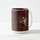 私がクリスマスに欲しいのはコーヒーだけだ ツートーンマグカップ (正面右)