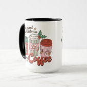 私がクリスマスに欲しいのはコーヒーだけだ マグカップ (正面左)