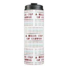私がクリスマスに欲しいのはコーヒーの大きなカップだけだ タンブラー