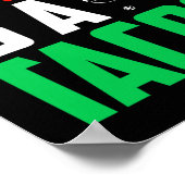 私がクリスマスに欲しいのはタコスのクリスマスファストフード ポスター (角)