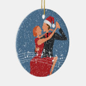 私がクリスマスに欲しいのはタンゴスワイタンゲロスだけだ セラミックオーナメント (右)