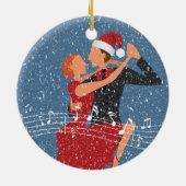 私がクリスマスに欲しいのはタンゴスワイタンゲロスだけだ セラミックオーナメント (裏面)