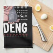 私がクリスマスに欲しいのはデングモーだけだ キッチンタオル (四つ折り)