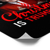 私がクリスマスに欲しいのはトランプと新しいプレ ポスター (角)