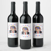 私がクリスマスに欲しいのはトランプ新大統領だけだ ワインラベル (ボトル)