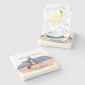 私がクリスマスに欲しいのはビールの氷だけだ ストーンコースター (横)