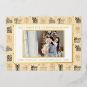 私がクリスマスに欲しいのは君だけだ | 箔シーズンカード (正面)