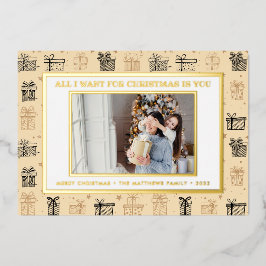 私がクリスマスに欲しいのは君だけだ | 箔シーズンカード