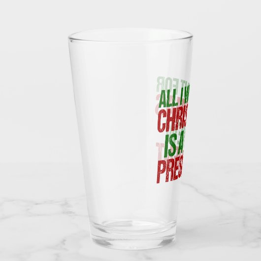 私がクリスマスに欲しいのは新しい社長おもしろいだ タンブラーグラス (右)