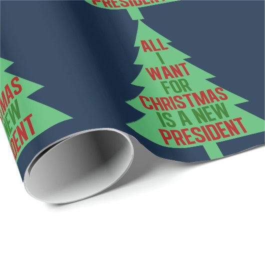 私がクリスマスに欲しいのは新しい社長おもしろいだ ラッピングペーパー (ロールコーナー)