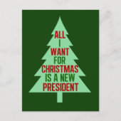 私がクリスマスに欲しいのは新しい社長だけだ シーズンポストカード (正面)
