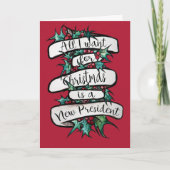 私がクリスマスに欲しいのは新社長だけだ シーズンカード (正面)