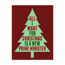 私がクリスマスに欲しいのは新首相だけだ