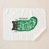 私がクリスマスに欲しいのは昼寝 シェルパブランケット (正面(横))