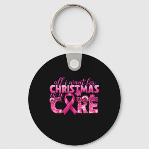 私がクリスマスに欲しいのは治癒乳がんAだけだ キーホルダー