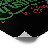 私がクリスマスに欲しいのは睡眠おもしろい家族C ポスター (角)