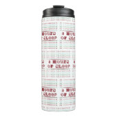 私がクリスマスに欲しいのは8時間の睡眠だけだ タンブラー (正面)