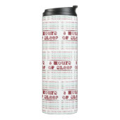 私がクリスマスに欲しいのは8時間の睡眠だけだ タンブラー (回転左)