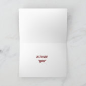 私がクリスマスに欲しいのは、*あなた*に会うことだけだ シーズンカード (内部)