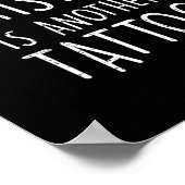 私がクリスマスに欲しいのは、別のタトゥークリスマス ポスター (角)