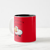 私がクリスマスに欲しいのはEweだけだ ツートーンマグカップ (正面左)