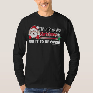 私がクリスマスのおもしろいなデザインのためにほしいすべて Tシャツ