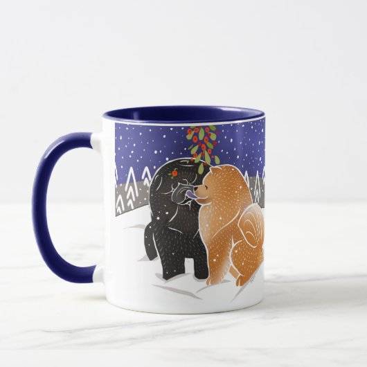 私がクリスマスのためにほしいすべて-食事はスタイルをマグ選びます マグカップ (左)