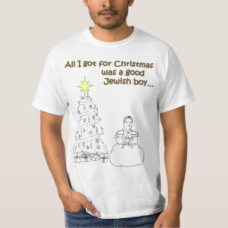 私がクリスマスのために得たすべてはよいユダヤ人の男の子でした Tシャツ