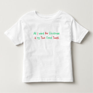 私がクリスマスのワイシャツのためにほしいすべて トドラーTシャツ