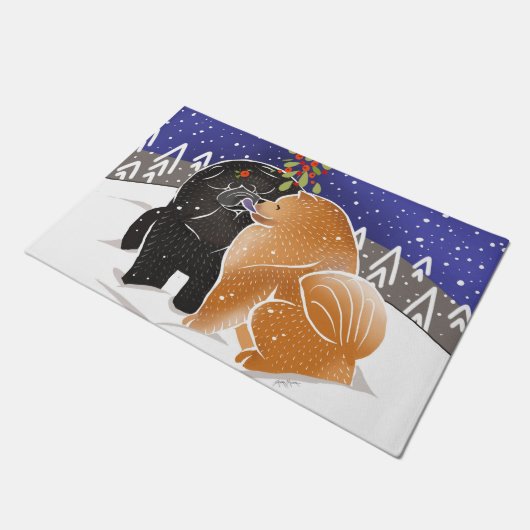 私がクリスマスの食事の玄関マット2のサイズのためにほしいすべて ドアマット (アングル)