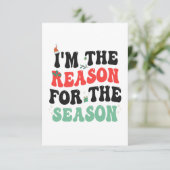 私がクリスマスプレゼントのシーズンのおもしろい理由だ エンクロージャーカード (スタンド正面)