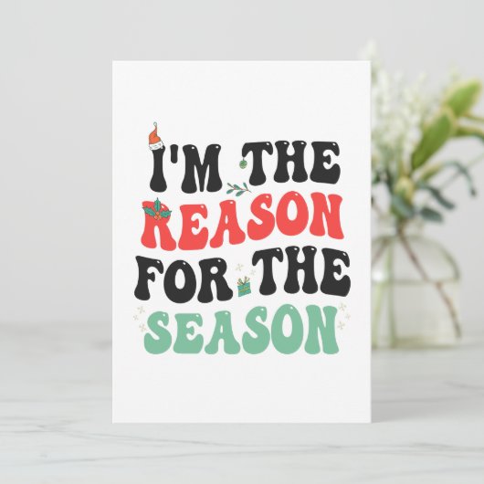 私がクリスマスプレゼントのシーズンのおもしろい理由だ 案内状 (スタンド正面)