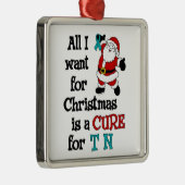 私がクリスマス… TNのためにほしいすべて メタルオーナメント (右)