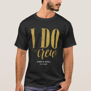 私がクルーの結婚式の贈り物をする Tシャツ