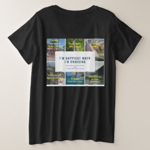 私がクルージングのTシャツだときが一番嬉しい プラスサイズTシャツ