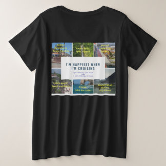 私がクルージング女子Tシャツの時が一番嬉しい プラスサイズTシャツ