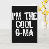 私がクールなG-ma 面白いGma カード (黄色い花)