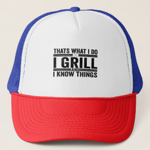 私がグリルし、私は知っているものbbqパパ キャップ