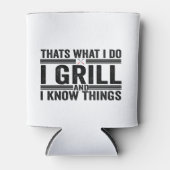 私がグリルし、私は知っているものbbqパパ 缶クーラー (正面)