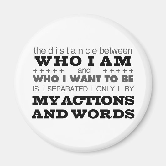 私がグレーの人 マグネット (正面)