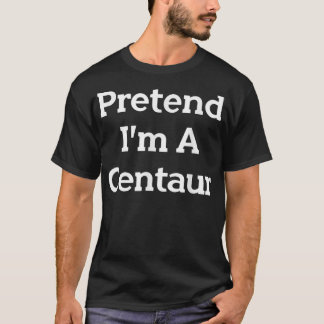 私がケンタウロスの衣装を着て面白いハロウィーンのパートに Tシャツ