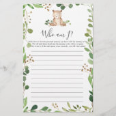 私がゲームしているベビーシャワー (正面)