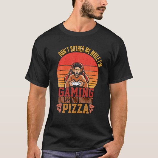 私がゲームをしている間は私を気にしないで Tシャツ (正面)