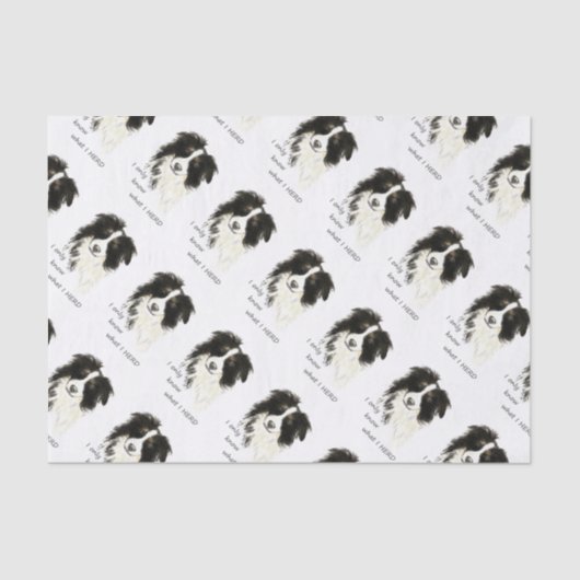 私がコリーユーモアの引用文を縁ど知っているだけ 薄葉紙 (正面)