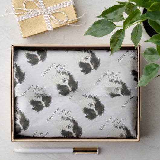 私がコリーユーモアの引用文を縁ど知っているだけ 薄葉紙 (ギフト)