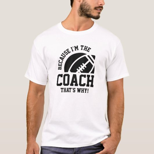 私がコーチだ Tシャツ (正面)