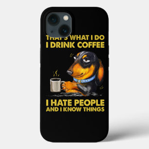 私がコーヒーを飲むのは、人々のVinta嫌い iPhone 13ケース