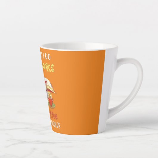 私がコーヒーフウ読ルを飲む本をやること カフェラテマグ (右)