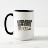 私がコ聞ーヒを吸うまで誰も私におもしろいは来ない マグカップ (左)