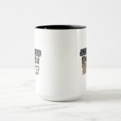 私がコ聞ーヒを吸うまで誰も私におもしろいは来ない マグカップ (中央)